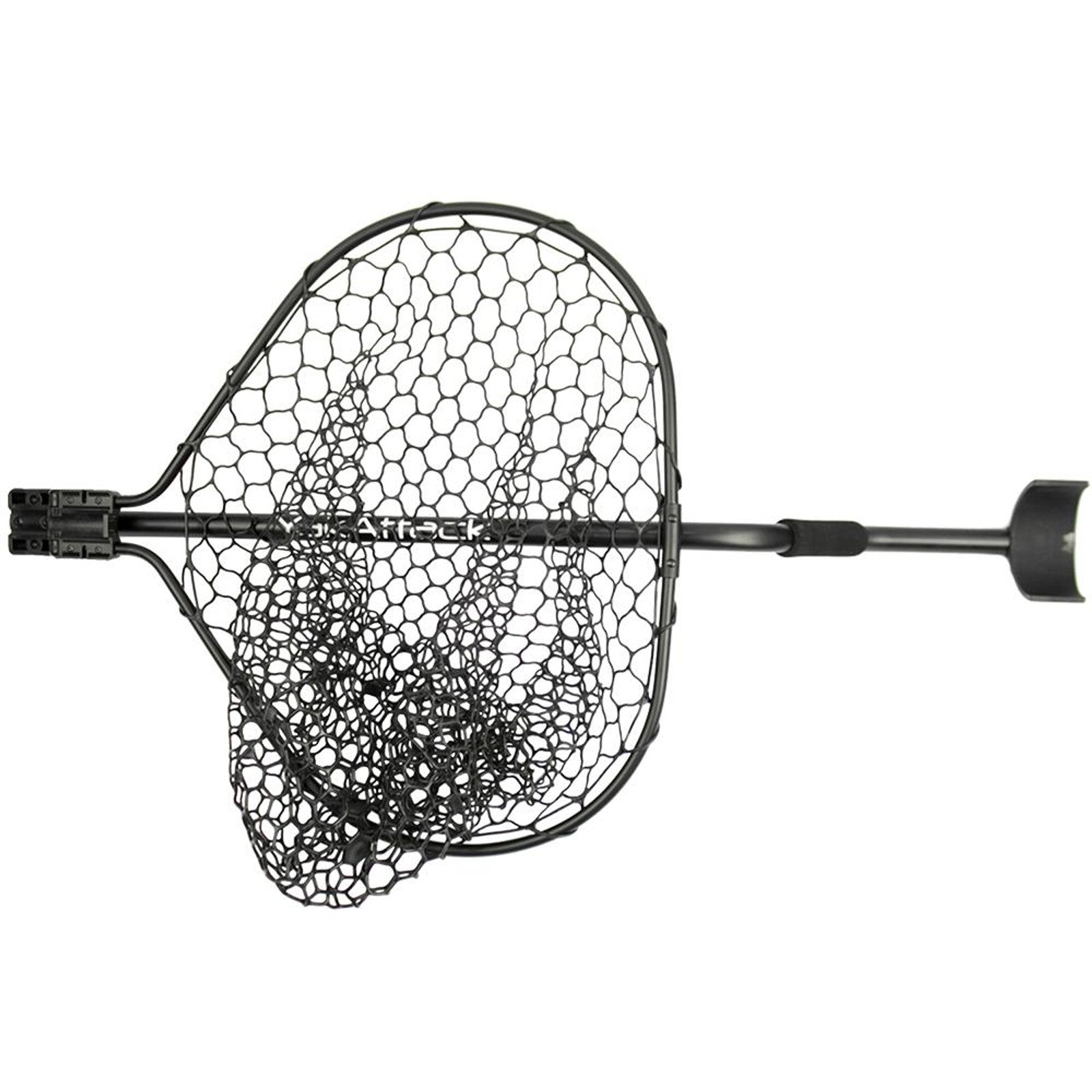 YakAttack Leverage Landing Net XL, 20'' X 21'' hoop, 60'' Long