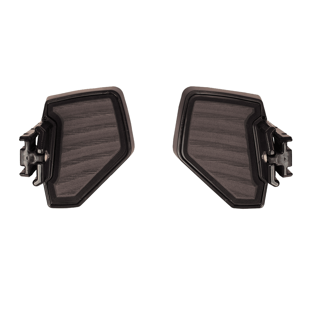 Dual Action Foot Brace Set with Grey / Black Traction Pads