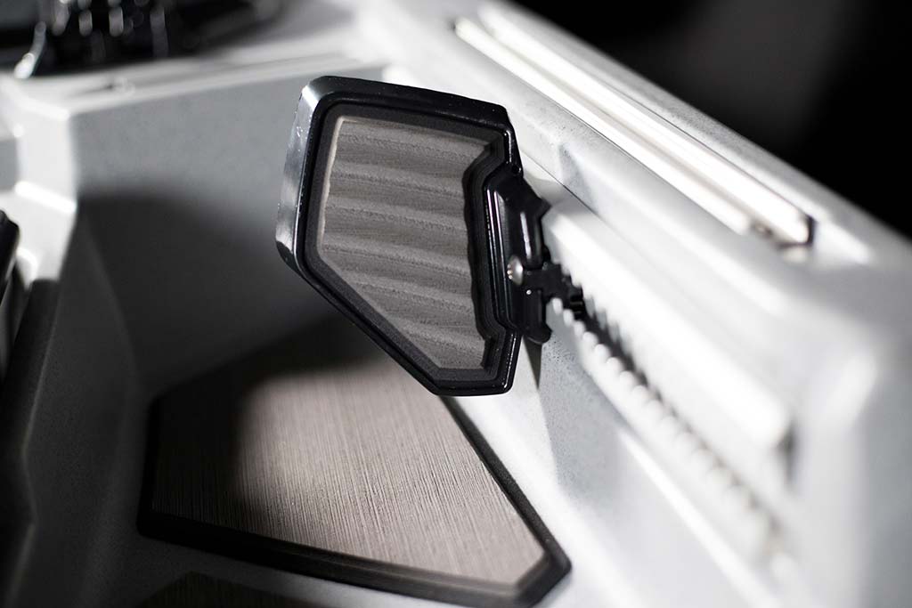 Dual Action Foot Brace Set with Grey / Black Traction Pads