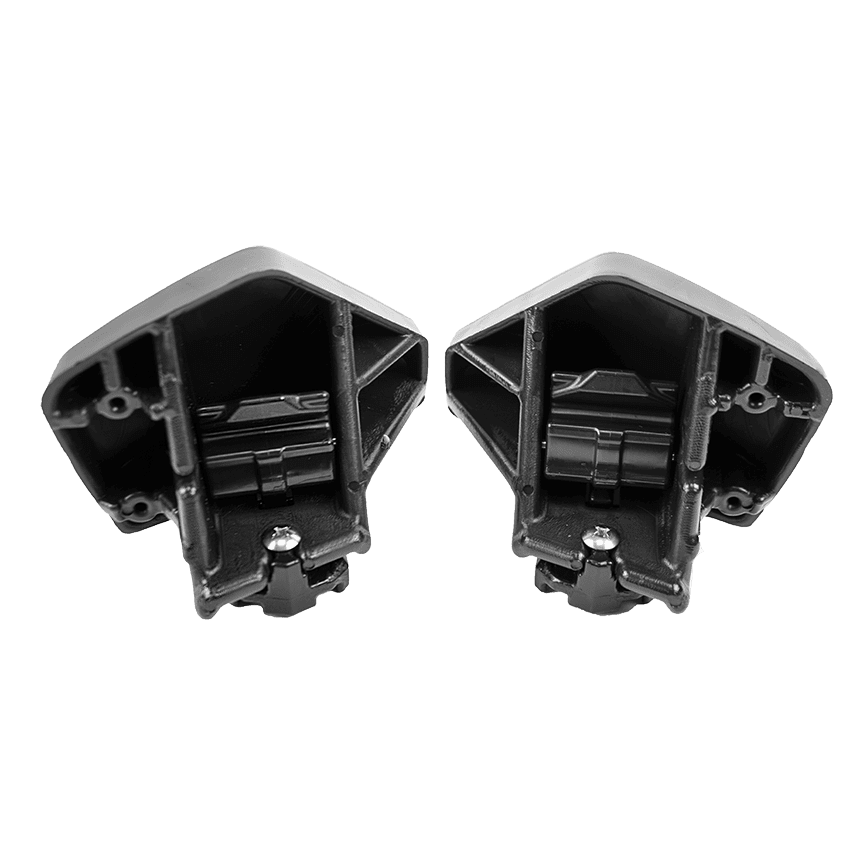 Dual Action Foot Brace Set with Grey / Black Traction Pads