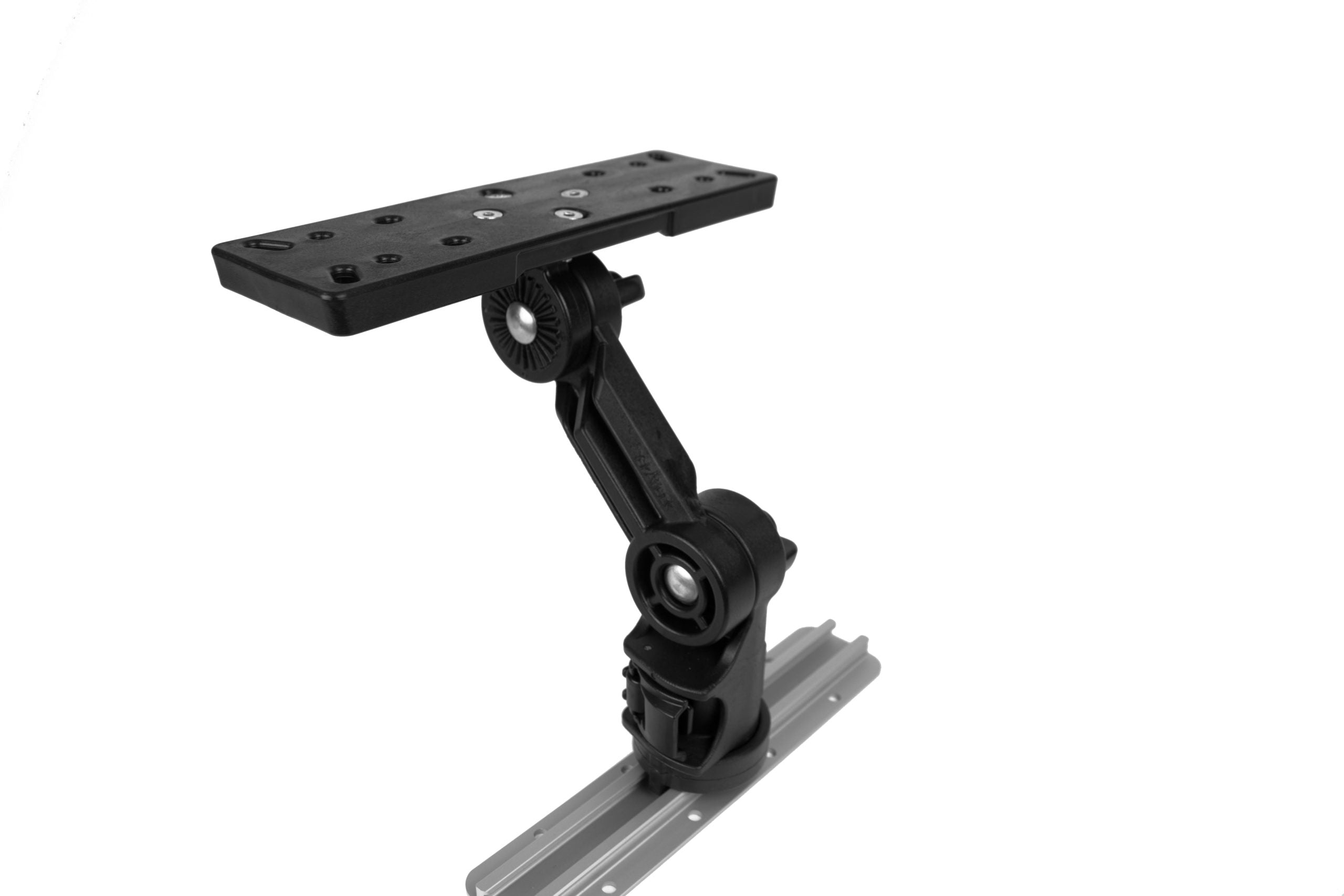 YakAttack Rectangular Fish Finder Mount with Track Mounted LockNLoad Mounting System