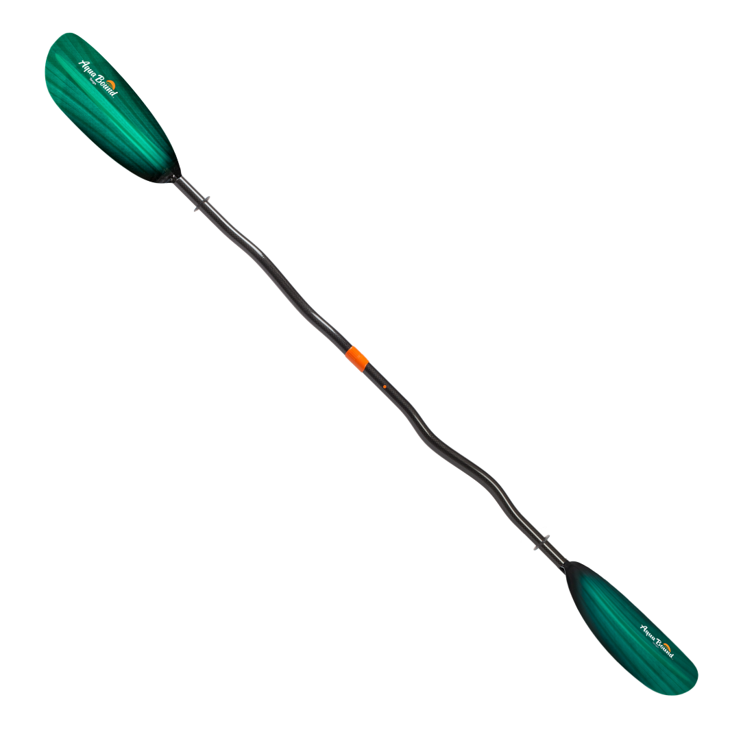 Aqua Bound Tango Fiberglass 2-Piece Bent Shaft Kayak Paddle