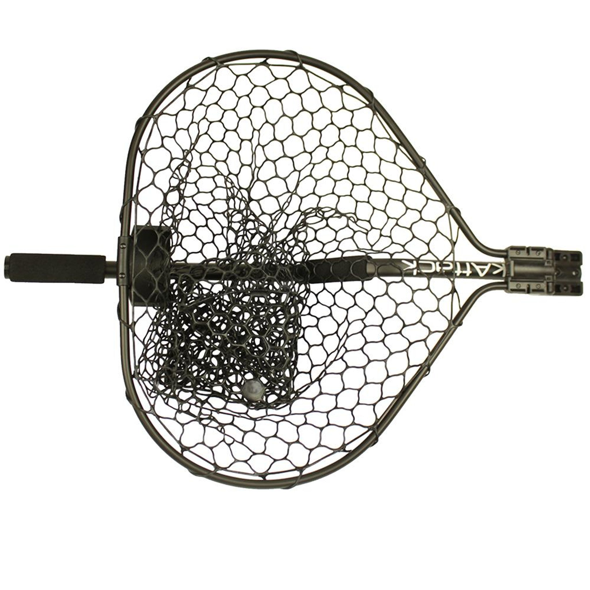 YakAttack Leverage Landing Net, 20 Inch x 21 Inch Hoop with Foam Extension