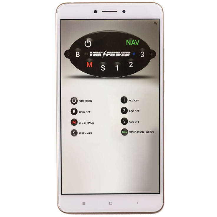 Yak Power Wireless 8 Circuit Digital Switcher with Integrated Bluetooth