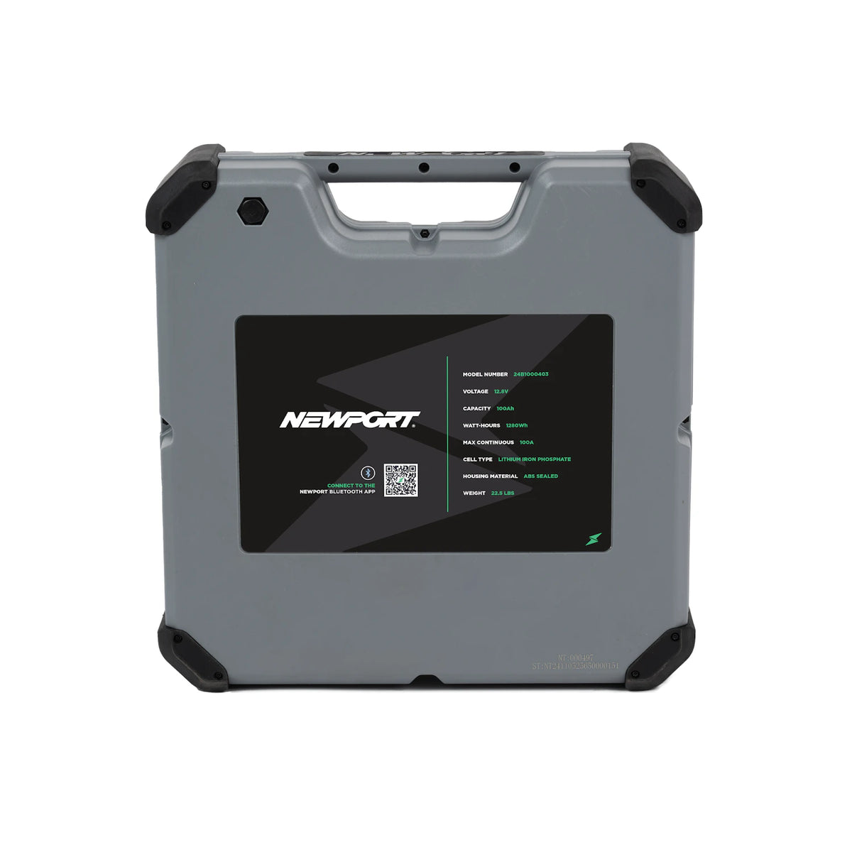 Newport 12V 100Ah LoPRO Lithium LiFePO4 Battery