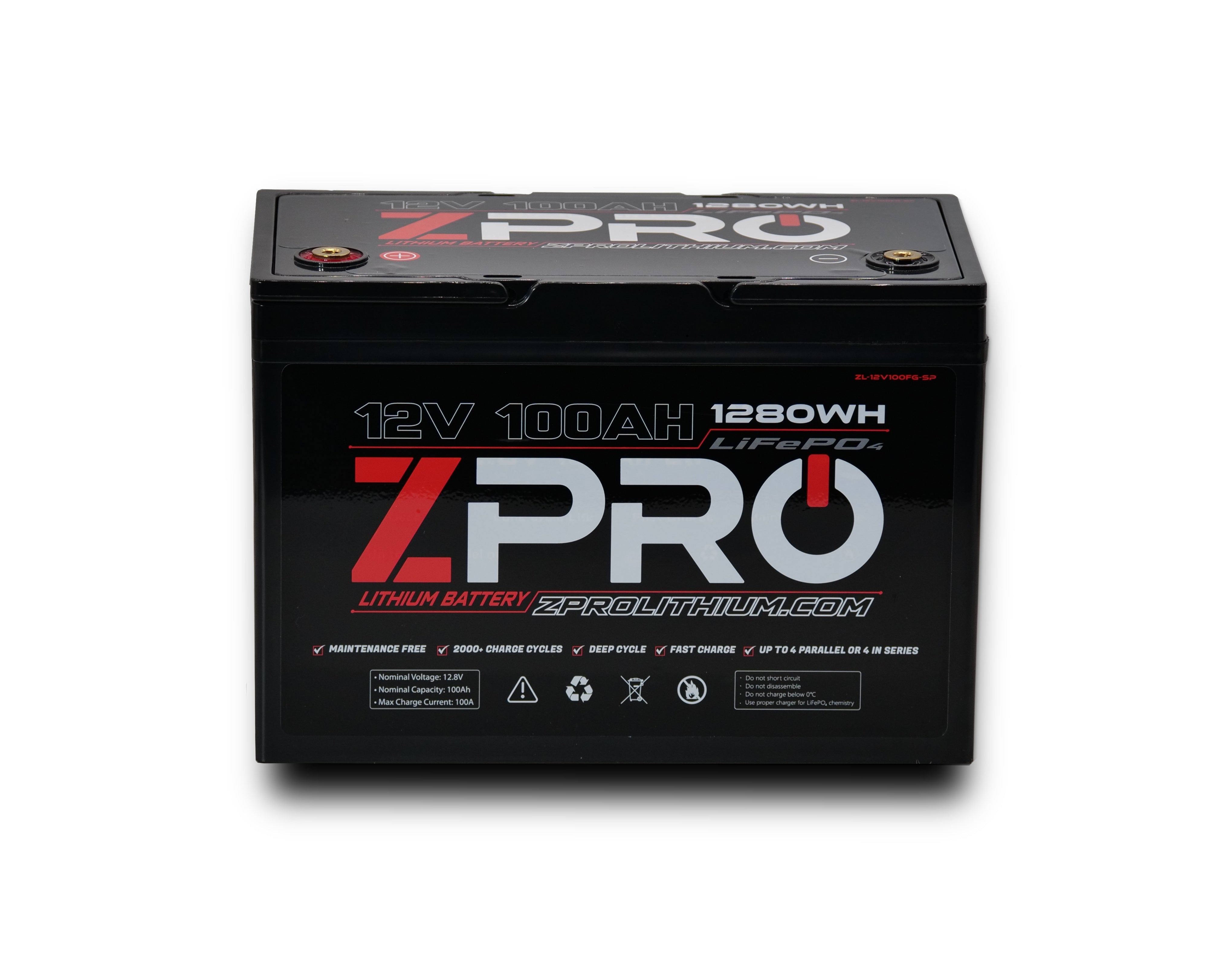 ZPRO Lithium - 12V100AH Lithium Battery