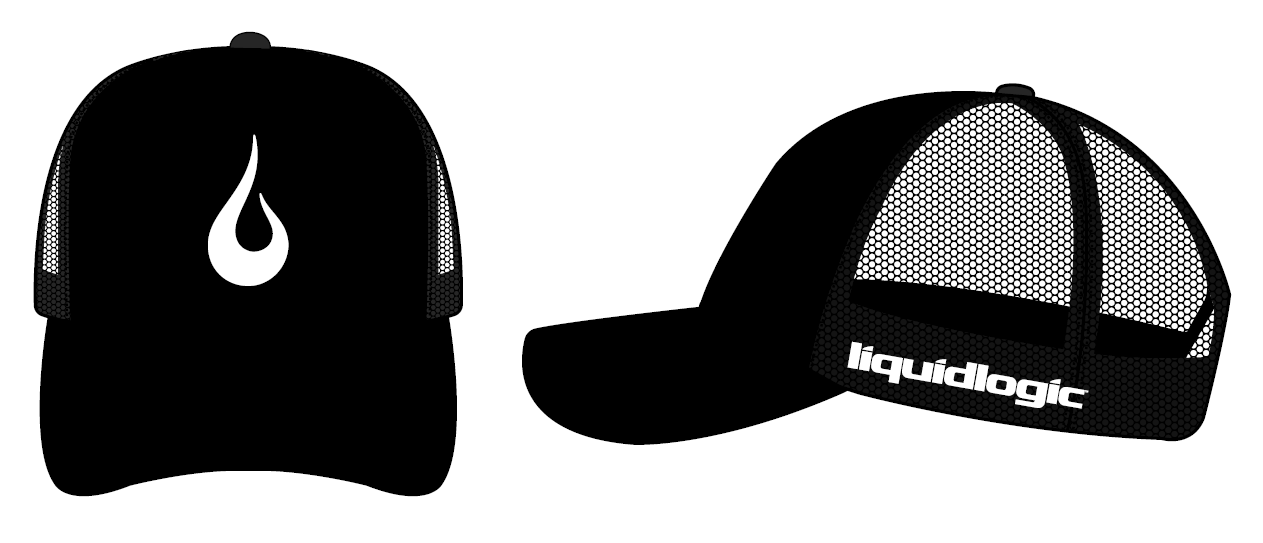 Liquidlogic Flatbill Hat Black