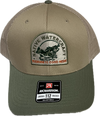 Native Watercraft Trucker Hat - Tan and Olive - Fishing is Good Here