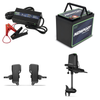Garmin Force Current Kayak Motorization Kit w/ Foot Control Pedals w 24v 50AH Newport Vessels Battery