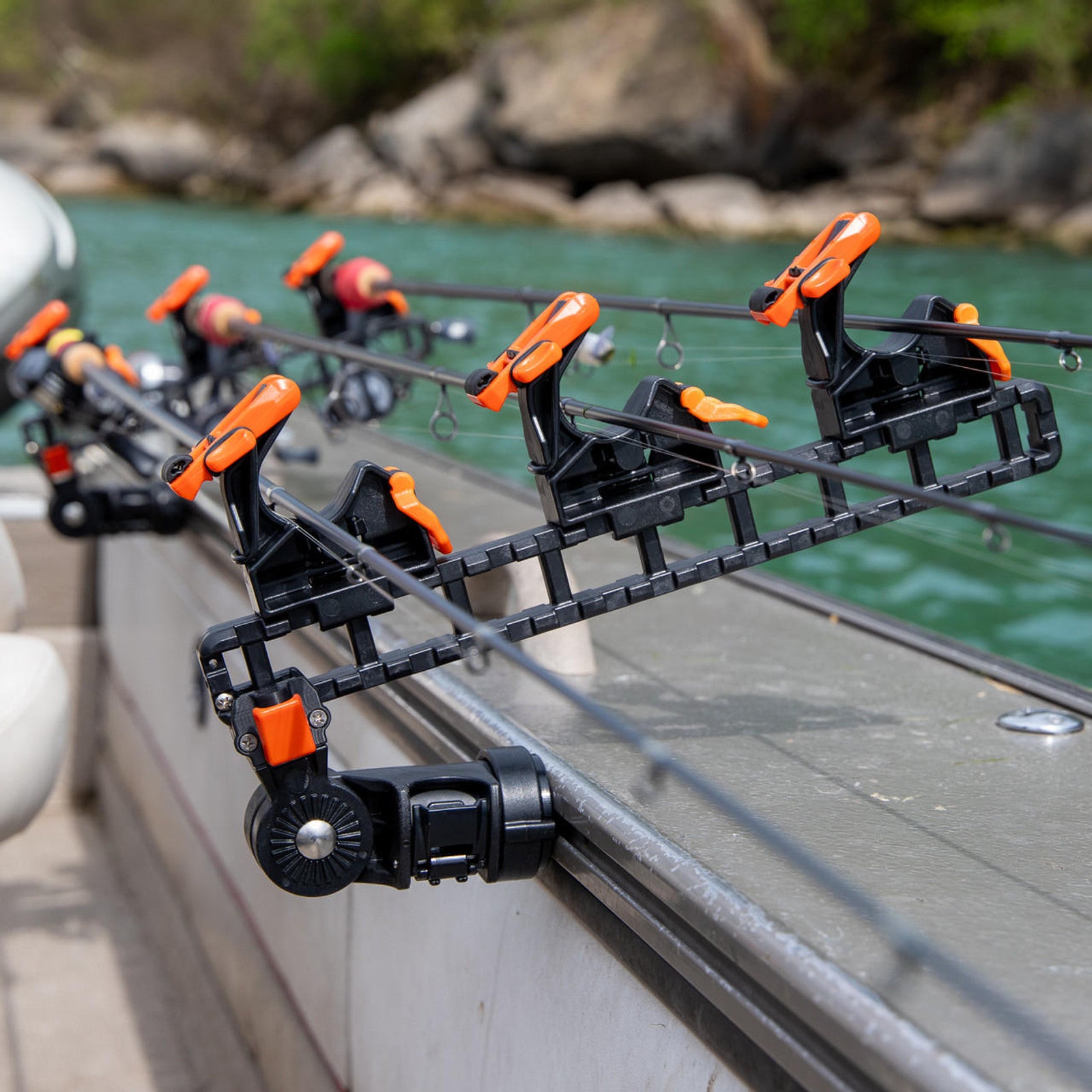 YakAttack SideStage Pro Rod Rack with TurnKey Adapters