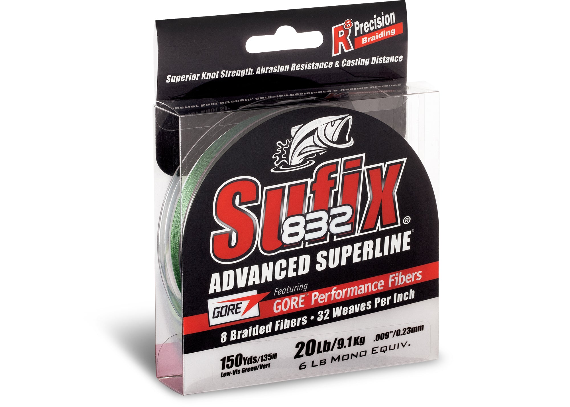 thumbnail image 2 of Sufix 832 Advanced Superline Braid - 1200 Yards - Saltwater Fishing Line (Pick Color/Class) 2 of 4