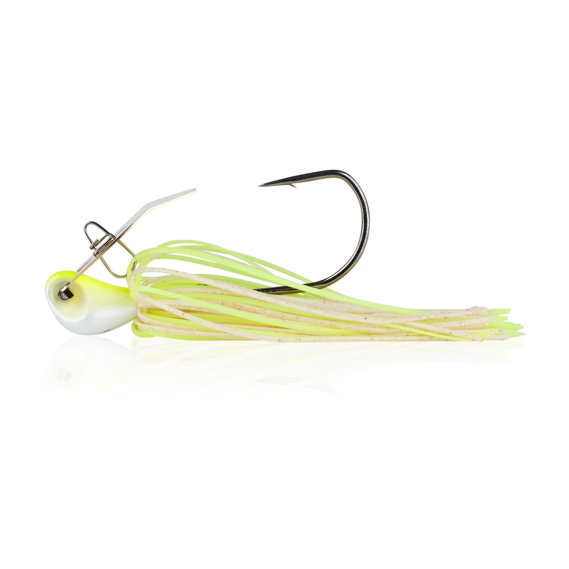 Berkley SlobberKnocker Bladed Jig White Chartreuse / 3/8 oz