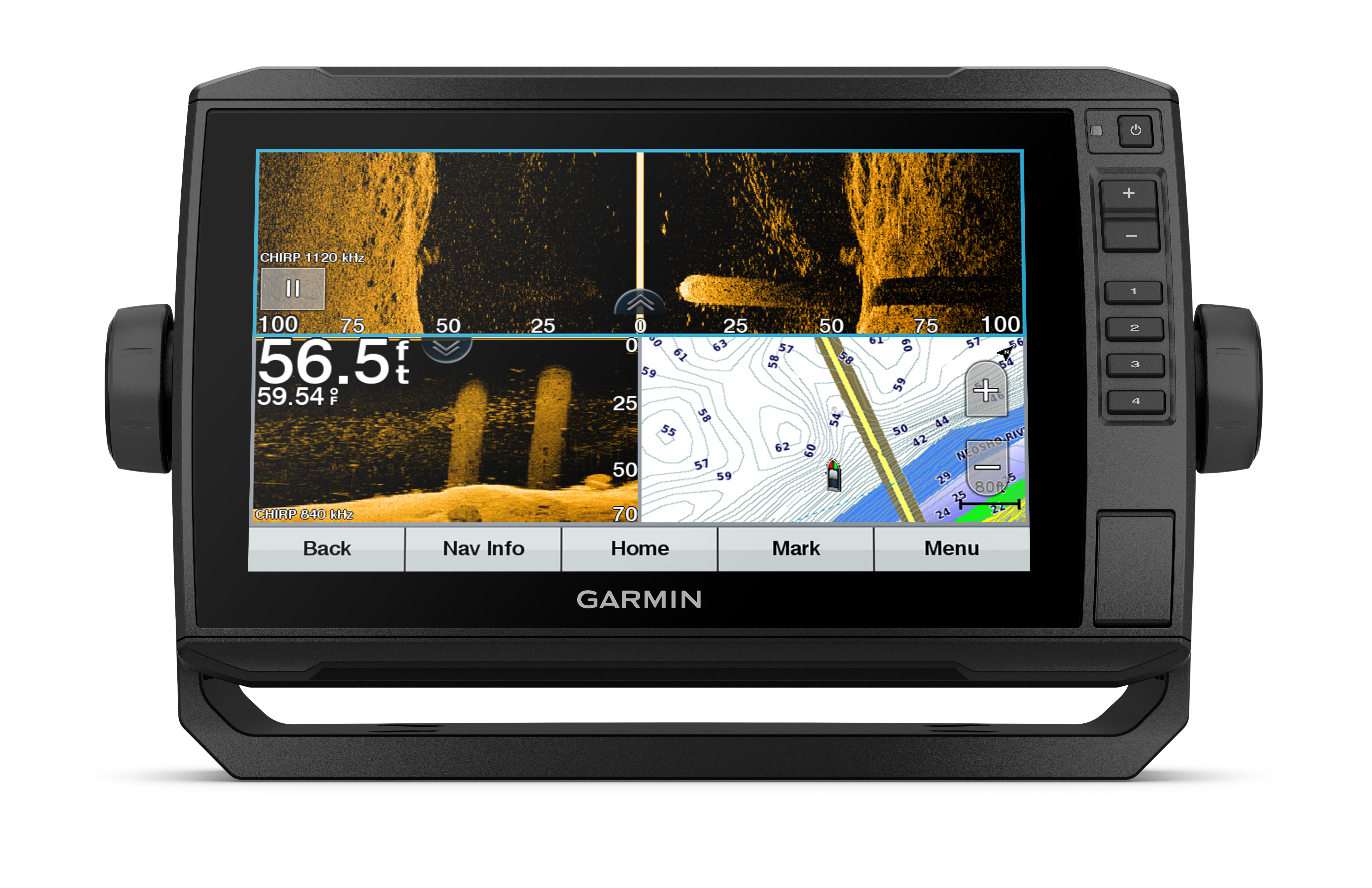 Garmin ECHOMAP UHD 93sv, US w/GT56