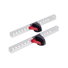 Footrest Set of Two Pedals with Red Trigger