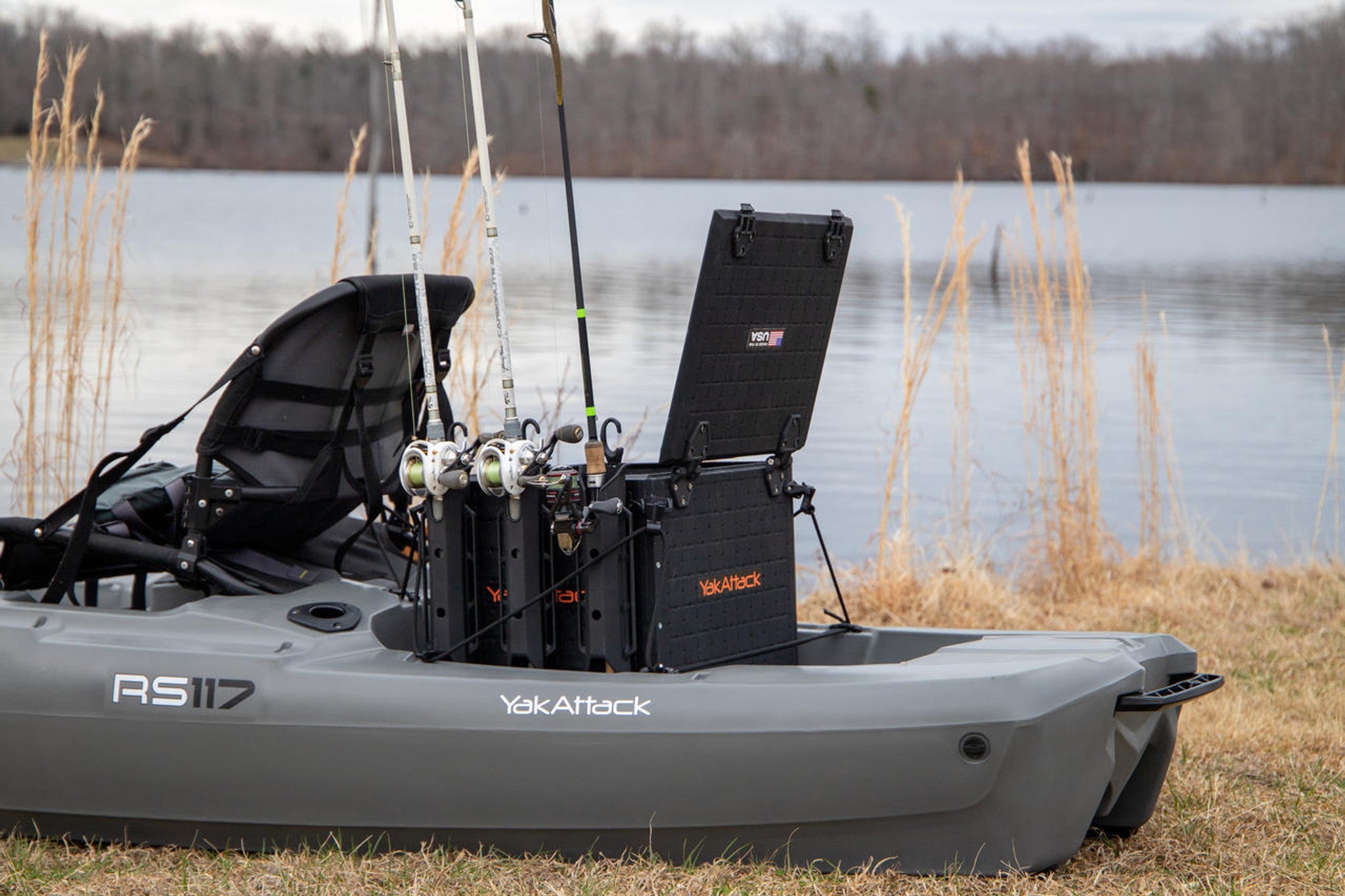 YakAttack BlackPak Pro Kayak Fishing Crate - 13 x 16