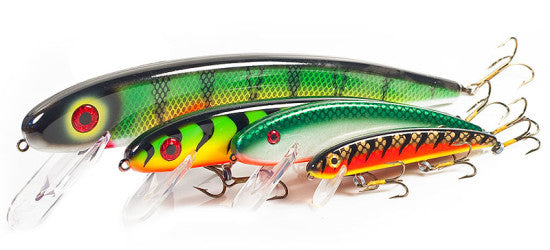 big jake fishing lure Perch Live Image Musky Bait 1.5 oz;Size 10 in trout fishing outfit DAIWA BG MQ 14000-H Size:Shallow